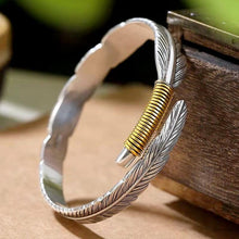 Charger l&#39;image dans la galerie, Bracelet plume vintage