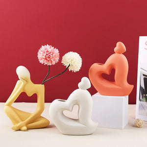 vase de réflexion en céramique