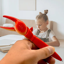 Charger l&#39;image dans la galerie, Stylo à bille à pince crabe mignon