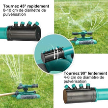 Charger l&#39;image dans la galerie, Arroseur Automatique pour Gazon Rotatif à 360° - ciaovie
