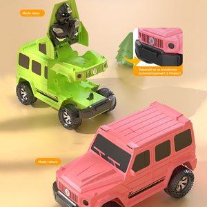 Jouet de Voiture transformable 2 en 1 avec collision