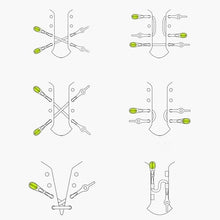 Charger l&#39;image dans la galerie, Lacets Super Élastique sans Nouer (12 pièces)