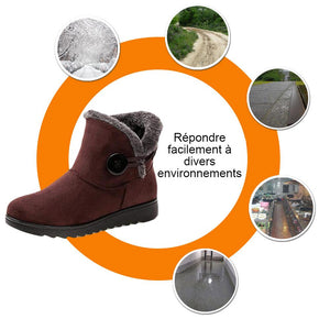 Bottes de neige chaudes pour femmes, 1 paire - ciaovie