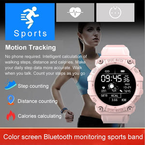 Bracelet intelligent de podomètre de sport de contrôle tactile étanche d'écran de couleur