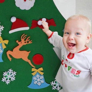 Arbre de Noël en Feutre Bricolage (Meilleur Cadeau pour Les Enfants) - ciaovie