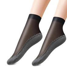 Charger l&#39;image dans la galerie, Chaussettes Soyeuses en Coton Anti-dérapant, 5 paires