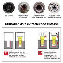 Charger l&#39;image dans la galerie, Extracteur de vis pour tuyau cassé