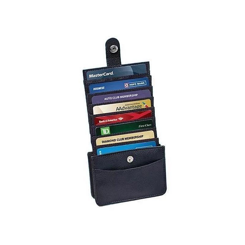 Portefeuille Vertical avec Blocage RFID