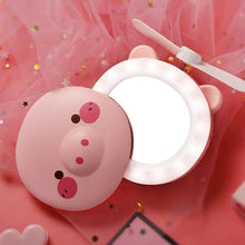 Charger l&#39;image dans la galerie, Miroir de Maquillage à LED de Cochonnet