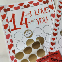 Charger l&#39;image dans la galerie, Imprimé à Gratter Saint-Valentin