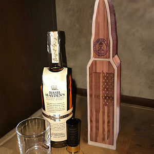 Coffret cadeau vin rouge en bois