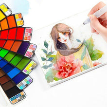 Charger l&#39;image dans la galerie, Palette de Peinture à la Gouache Solide (1 panneau)