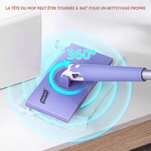 Mini-serpillière à changement automatique de tissu