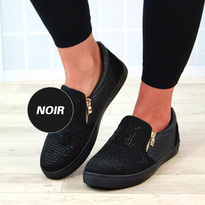 Ciaovie™ Mocassins Plats à Enfiler en Cuir PU - ciaovie