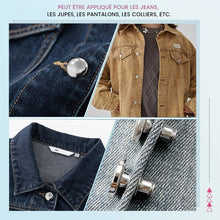 Charger l&#39;image dans la galerie, Bouton jeans sans couture ajustable