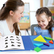 Charger l&#39;image dans la galerie, Magnétique Tangram Jeu Puzzle Coloré en Bois - ciaovie