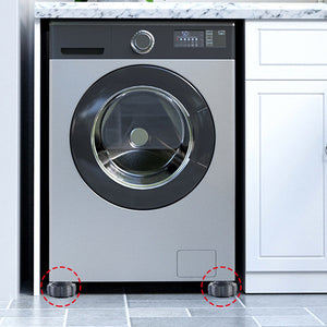 🔈Support de machine à laver à hauteur réglable de 4 pièces