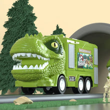 Charger l&#39;image dans la galerie, Nouvel Ensemble de Jouets de Piste de Camion d’Ingénierie Transformant les Dinosaures