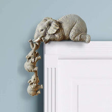 Charger l&#39;image dans la galerie, Figurine Mère Éléphant et Bébé Éléphant Décoration d&#39;Étagère
