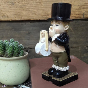 Décoration de porte-serviettes en papier Gentleman