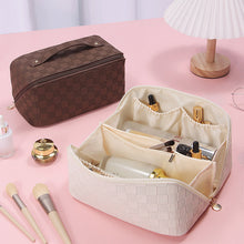 Charger l&#39;image dans la galerie, Trousse à cosmétiques à carreaux vintage