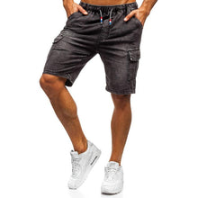 Charger l&#39;image dans la galerie, Short en Jean Délavé pour Hommes - ciaovie