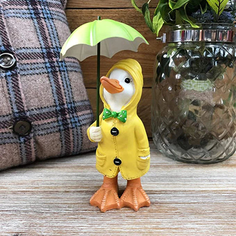 Ornement de jardin canard