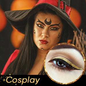 Autocollants imperméables et réutilisables pour eye-liner et cils