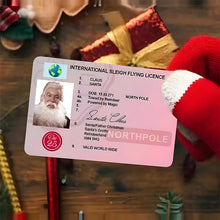 Charger l&#39;image dans la galerie, 🎅Permis de conduire perdu du Père Noël|Cadeaux amusants pour les enfants