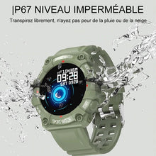 Charger l&#39;image dans la galerie, Bracelet intelligent de podomètre de sport de contrôle tactile étanche d&#39;écran de couleur