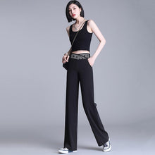 Charger l&#39;image dans la galerie, Pantalon de costume avec taille élastique