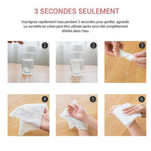 Charger l&#39;image dans la galerie, Serviette de Compression Jetable en Coton Portable - ciaovie