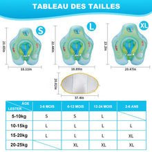 Charger l&#39;image dans la galerie, Flotteur bébé avec auvent