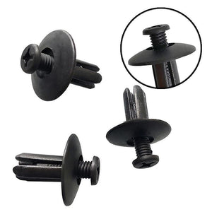 Clips de fixation universels en plastique pour garde-boue de voiture (150 pièces)