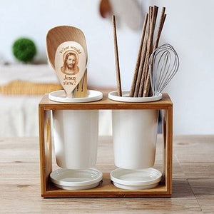 Cuillère en bois intéressante