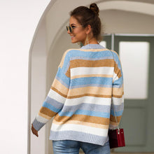 Charger l&#39;image dans la galerie, Ciaovie™ Pull Ras du Cou à Rayures Mode Automne pour Femmes - ciaovie