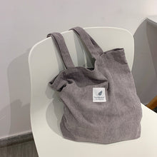 Charger l&#39;image dans la galerie, Sac en toile en velours côtelé