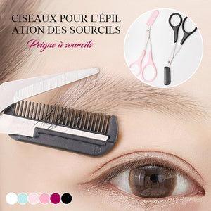 Ciseaux pour tailler les sourcils-3 pcs