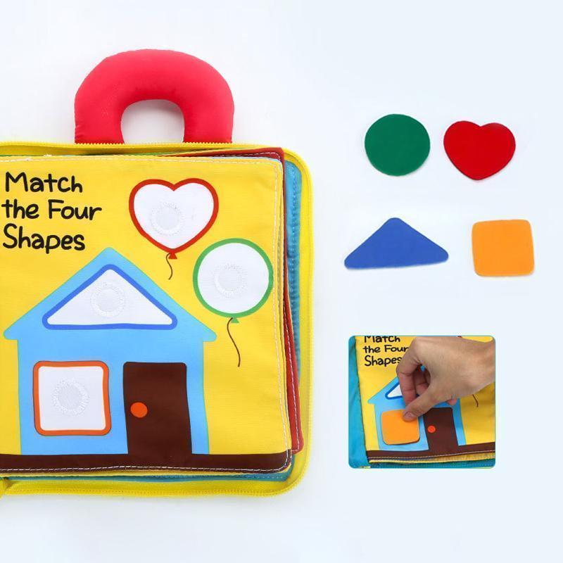 Livre en Tissu 3D pour l'Éducation Précoce