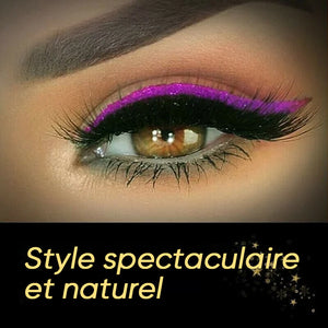 Autocollants imperméables et réutilisables pour eye-liner et cils