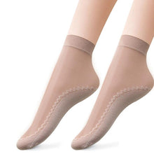 Charger l&#39;image dans la galerie, Chaussettes Soyeuses en Coton Anti-dérapant, 5 paires