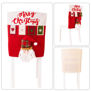 ⛄Housses de chaise de salle à manger décoratives🎅