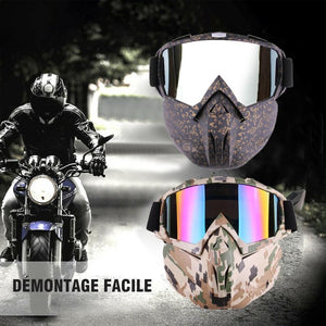 Ciaovie™ Lunettes de Motocross avec Masque Détachable - ciaovie
