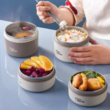 Charger l&#39;image dans la galerie, Prévente pendant 15 jours--Boîte à Lunch Étanche Avec Isolation Thermique En Acier Inoxydable