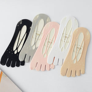 Chaussettes croisées basses unies d'été