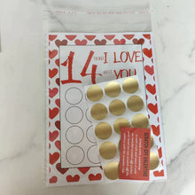 Charger l&#39;image dans la galerie, Imprimé à Gratter Saint-Valentin