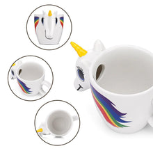 Charger l&#39;image dans la galerie, 3D Licorne Tasse de Sensible à la Chaleur - ciaovie