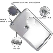 Charger l&#39;image dans la galerie, Loupe De Type Carte LED Pour La Lecture