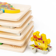 Charger l&#39;image dans la galerie, Puzzle en Bois Dinosaure 3D