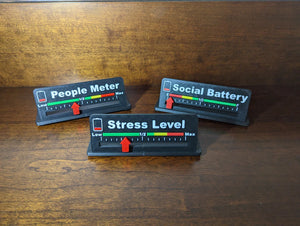 Indicateur de bureau de batterie sociale